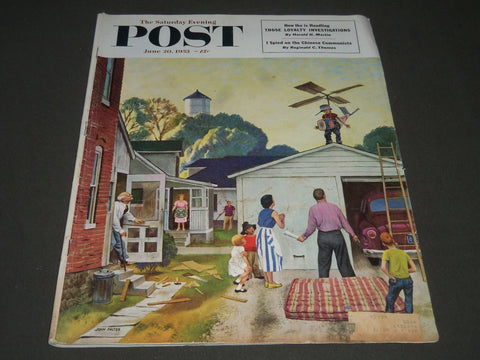 1953 JUNE 20 THE SATURDAY EVENING POST MAGAZINE - ILLUSTRATED COVER - SP 1967