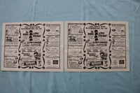 1964 NEW CLIFTON THEATRE PROGRAM-A HARD DAY'S NIGHT-LOT OF 2 -CLIFTON,NJ- K 2535