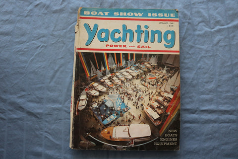 1965 JANUARY YACHTING MAGAZINE - BOAT SHOW ISSUE COVER - E 9470