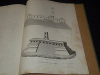 1839 L'ARCHITETTURE ANTICA VOLUME BY LUIGI CANINA - EGYPT ARCHITECTURE - Z 275