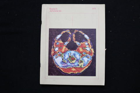 1975 RESEARCH ADVANCES MAGAZINE - AXIAL TOMOGRAPHY OF SKULL COVER - E 11143