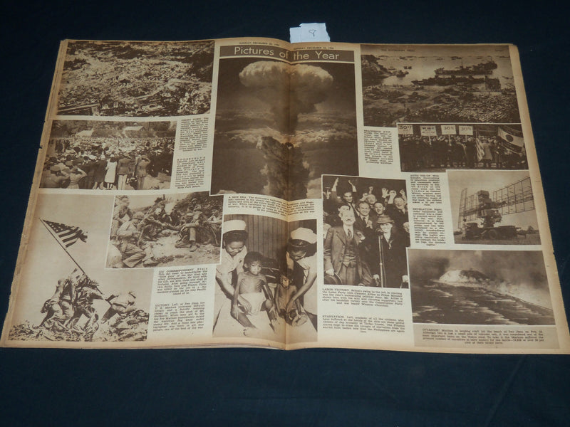 1945 DEC 30 THE PITTSBURGH PRESS SUNDAY ROTO SECTION - PICTURES OF YEAR- NP 4562