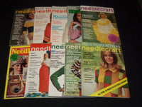 1968-1974 NEEDLECRAFT MAGAZINE LOT OF 10 ISSUES - WR 555D