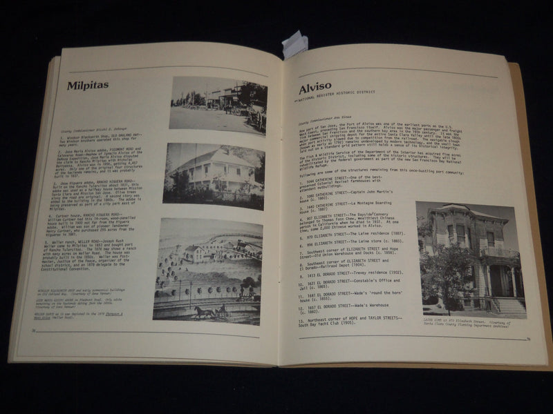 1979 SANTA CLARA COUNTY HERITAGE RESOURCE INVENTORY BOOK - SOFTCOVER - J 8906