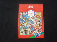 1987 TOPPS BASEBALL CARDS OF THE PHILADELPHIA PHILLIES BOOKLET - J 7844
