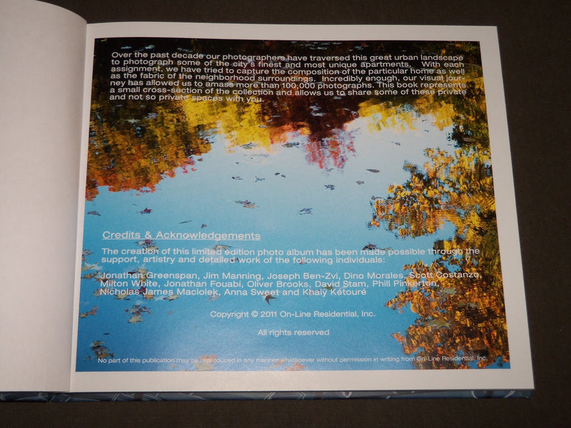 2011 NYC PHOTO LIBRARY BOOK - LIMITED EDITION - GREAT PHOTOS - D 200
