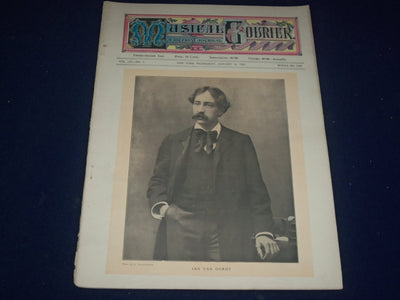 1907 JANUARY 16 MUSICAL COURIER MAGAZINE - JAN VAN OORDT COVER - J 1254
