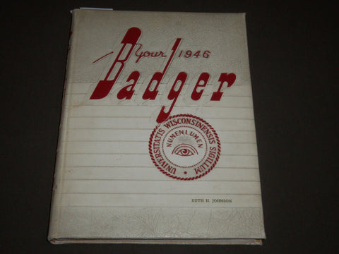 1946 THE BADGER UNIVERSITY OF WISCONSIN YEARBOOK - MADISON WI - PHOTOS - YB 1255