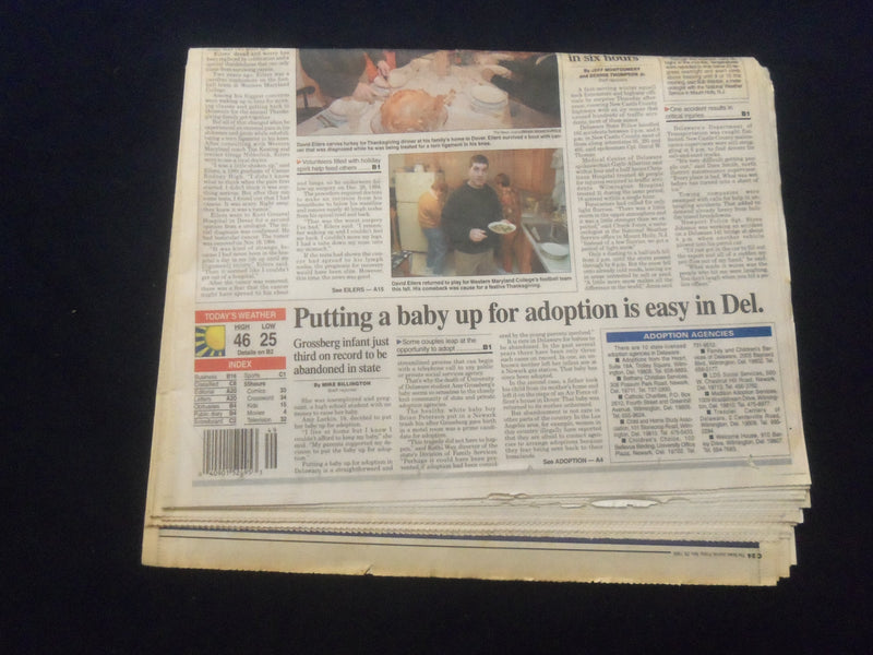 1996 NOV 29 THE NEWS JOURNAL NEWSPAPER - FATAL CRASH -WILMINGTON, DE - NP 6102