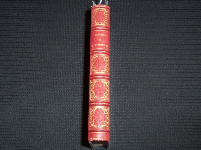1853 OEUVRES DE D'ALEMBERT HARDCOVER BOOK BY CONDORCET - KD 7706
