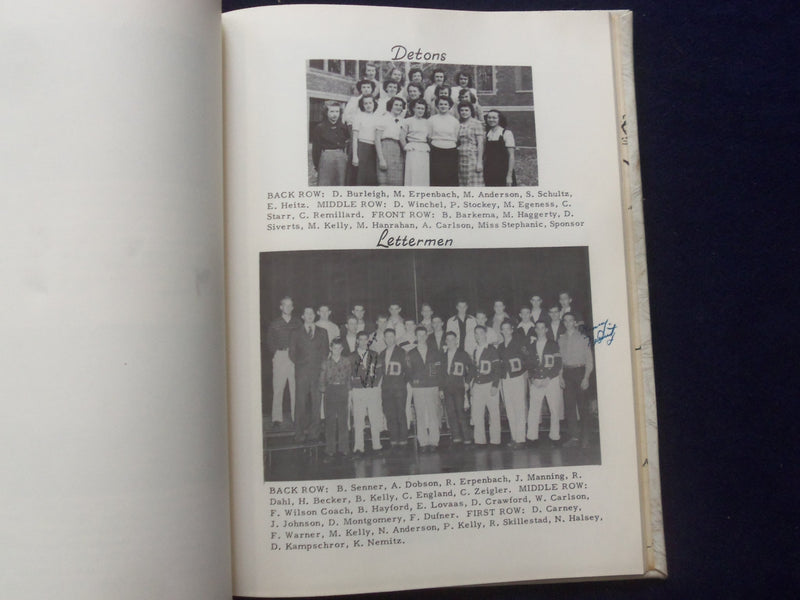 1949 THE DAWSONIAN DAWSON COUNTY HIGH SCHOOL YEARBOOK-GLENDIVE, MONTANA- YB 3128