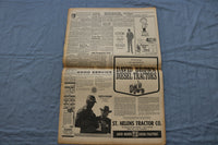 1966 FEB 22 THE DAILY CHRONICLE NEWSPAPER - VIET CONG HUNTED, U.S. PUSH- NP 8498