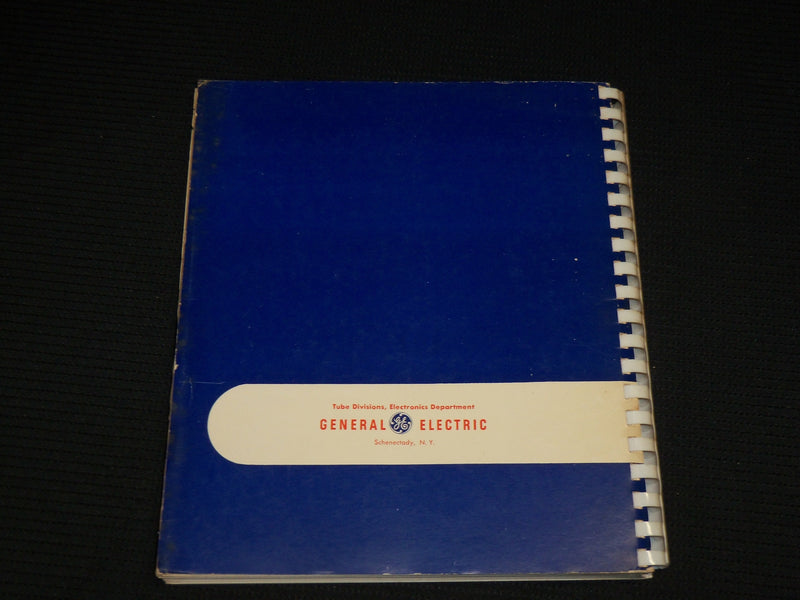 1950'S GENERAL ELECTRIC - KENRAD ELECTRONIC TUBES SOFTCOVER CATALOGUE - KD 4851C