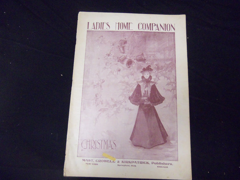 1895 DEC 15 LADIES HOME COMPANION MAGAZINE - GREAT ILLUSTRATIONS & ADS - ST 1844