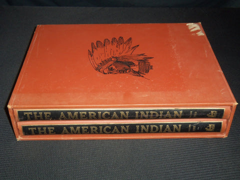 1970 THE AMERICAN INDIAN 2 VOLUME BOXED SET LEE HARKINS- VOLUME 1 & 2 - KD 3970B