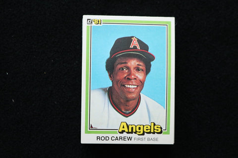 1981 ROD CAREW DONRUSS BASEBALL CARDS - #169 - NM-MT - LOT OF 48 - #159
