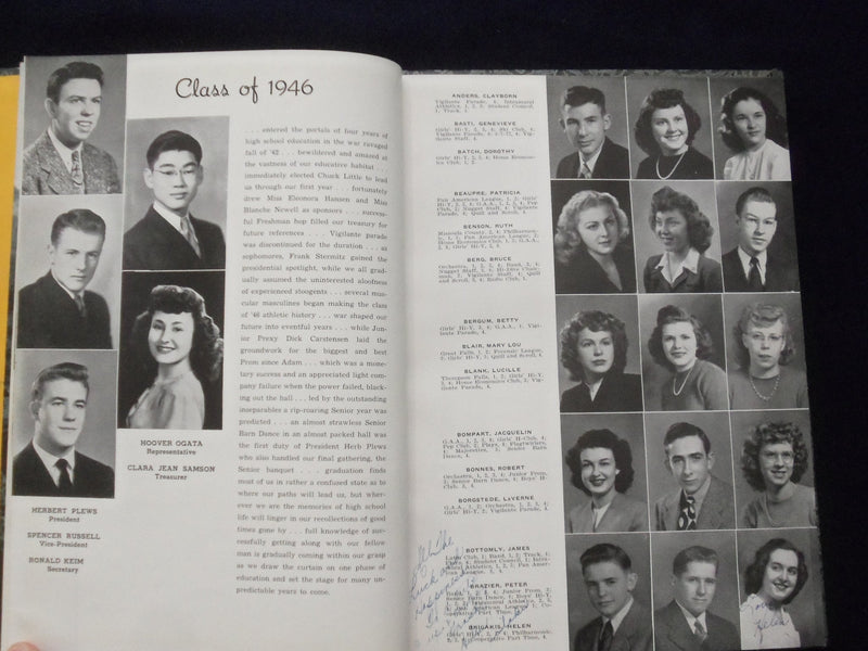 1946 VIGILANTE HELENA HIGH SCHOOL YEARBOOK - HELENA, MONTANA - YB 3112