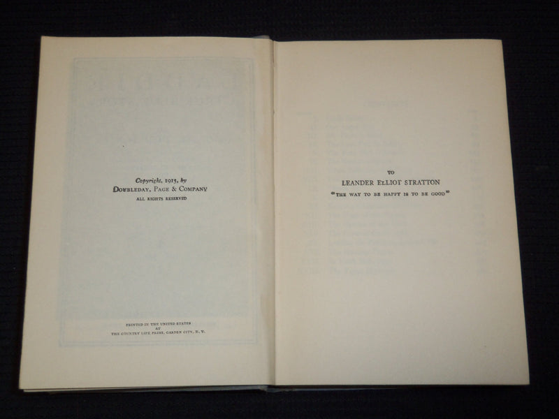 1913 LADDIE A TRUE BLUE STORM HARDCOVER BOOK BY PORTER - KD 7924