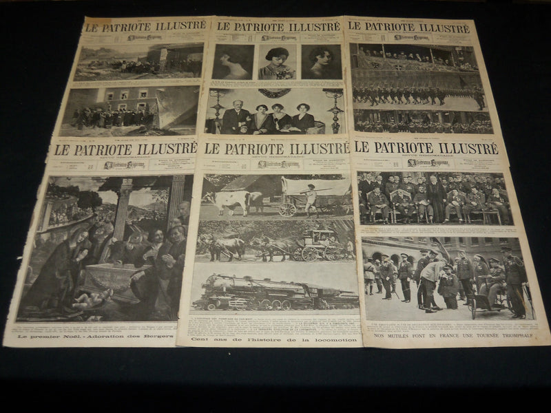 1920 -1928 LE PATRIOTE ILLUSTRE FRENCH MAGAZINE LOT OF 48 ISSUES - O 2754A