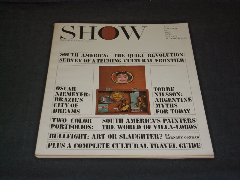 1962 NOVEMBER SHOW MAGAZINE - SOUTH AMERICA COVER AND PHOTOS - F 396