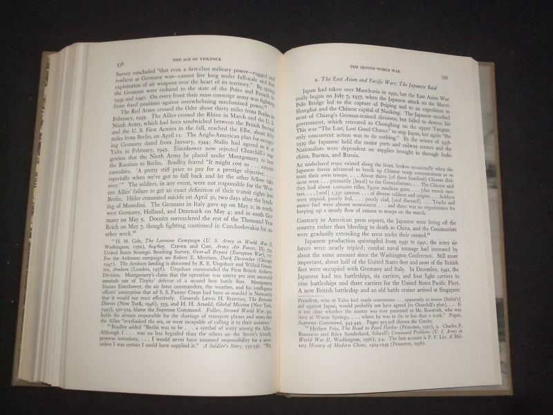 1959 WAR IN THE MODERN WORLD HARDCOVER BOOK BY THEODORE ROPP - KD 9284