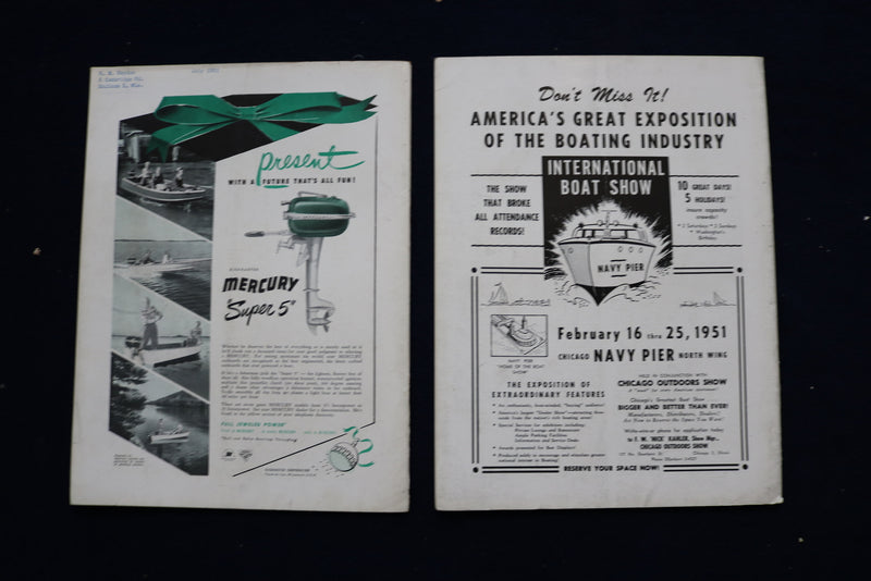 1950-1953 LAKELAND YACHTING MAGAZINE - LOT OF 8 - O 3576