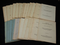 1937-1946 ROYAL ECONOMIC SOCIETY MEMORANDUM LOT OF 42 ISSUES - O 2951I
