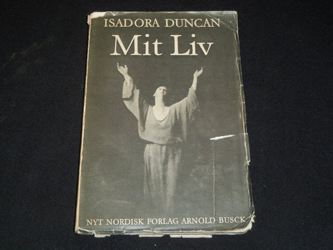 1949 ISADORA DUNCAN MIT LIV SOFTCOVER BOOK - DANISH - J 5336