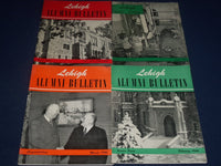1933-1946 LEHIGH ALUMNI BULLETINS LOT OF 8 DIFFERENT - GREAT PHOTOS - O 169B