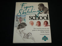 1997 FIGURE SKETCHING SCHOOL HARDCOVER BOOK BY VALERIE WIFFEN - I 2000