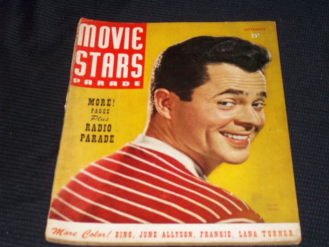 1947 SEPTEMBER MOVIE STARS PARADE MAGAZINE - LARRY PARKS FRONT COVER - E 16419