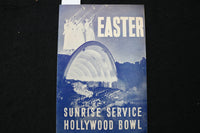 1945 HOLLY BOWL EASTER SUNRISE SERVICE PROGRAM - K 1811