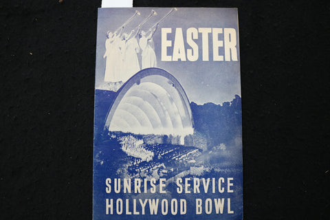 1945 HOLLY BOWL EASTER SUNRISE SERVICE PROGRAM - K 1811