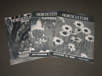 1940 HORTICULTURE MAGAZINE LOT OF 3 ISSUES - NICE PHOTOS - O 2361H