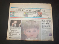 1995 APRIL 14 WILKES-BARRE TIMES LEADER - EX-JUROR DETAILS DISCORD - NP 7576