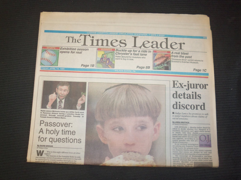 1995 APRIL 14 WILKES-BARRE TIMES LEADER - EX-JUROR DETAILS DISCORD - NP 7576