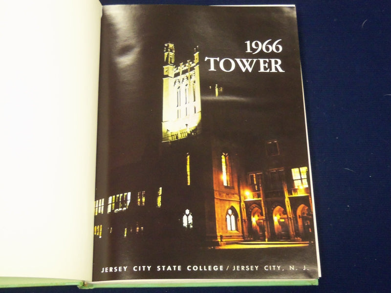 1966 TOWER JERSEY CITY STATE COLLEGE YEARBOOK - NJ - NICE PHOTOS - YB 649