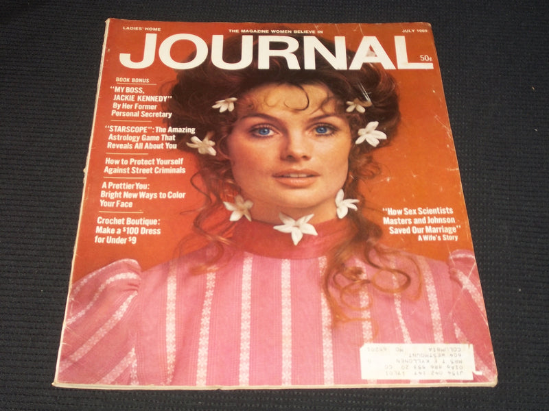 1969 JULY LADIES' HOME JOURNAL MAGAZINE - VERY NICE FRONT COVER - E 4460
