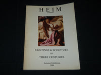 1982-1984 HEIM LONDON EXHIBITION CATALOGUES LOT OF 3 - ART - O 1401