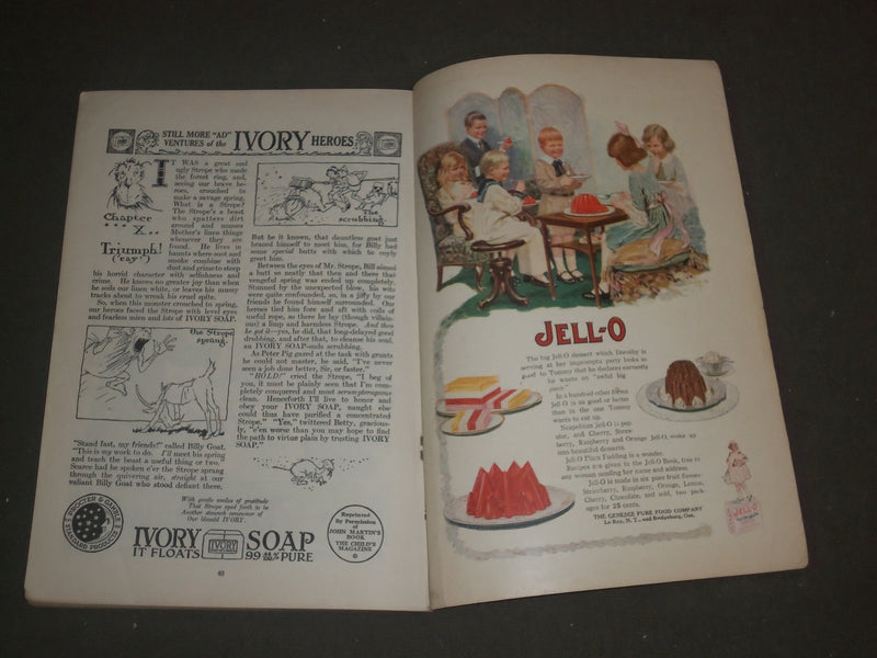 1919 OCTOBER ST. NICHOLAS MAGAZINE - ILLUSTRATIONS, STORIES & ADS - B 4615