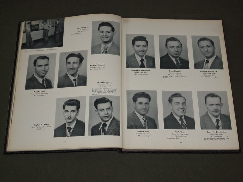 1949 ENCORE NEWARK COLLEGES OF RUTGERS UNIVERSITY YEARBOOK - NEW JERSEY- YB 1115