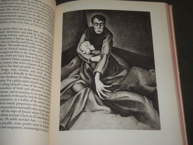 1950 CONFESSIONS OF AN ENGLISH OPIUM-EATER BOOK BY THOMAS DE QUINCEY - KD 4926