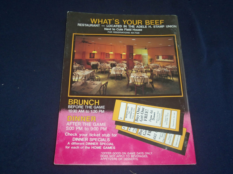 1994 SEP 15 UNIVERSITY OF MARYLAND VS VANDERBILT UNIV FOOTBALL PROGRAM- ST 4974P