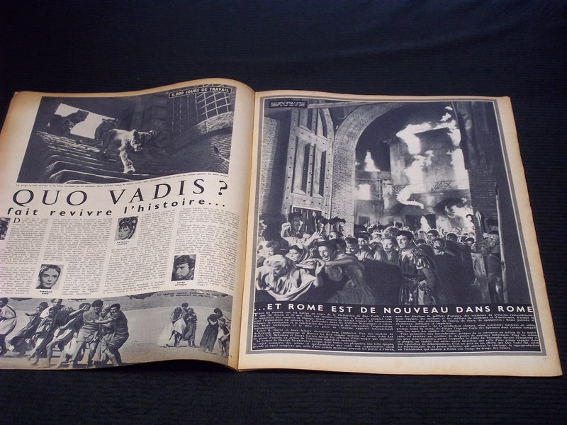 1953 OCTOBER 2 CINEMONDE MAGAZINE - 1000TH ISSUE COVER - E 24817