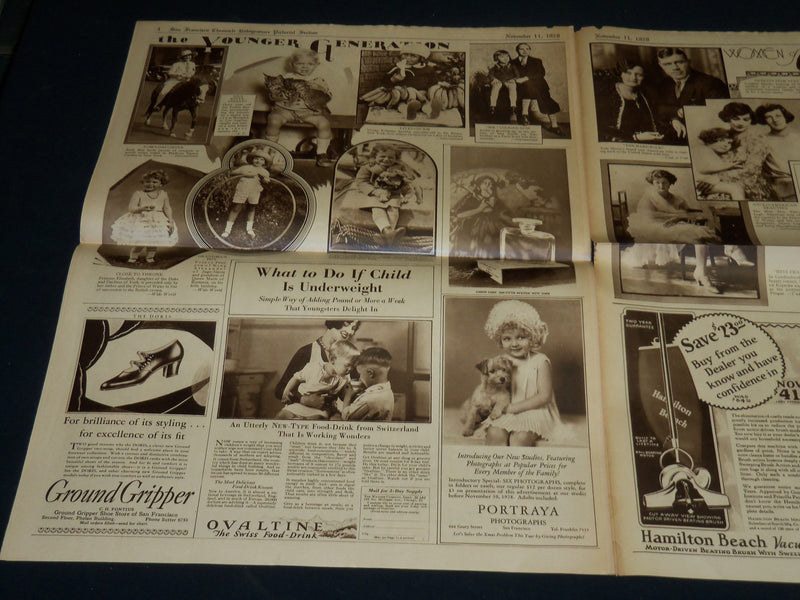 1928 NOVEMBER 11 SAN FRANCISCO CHRONICLE ROTO SECTION - ZULULAND - NP 5104
