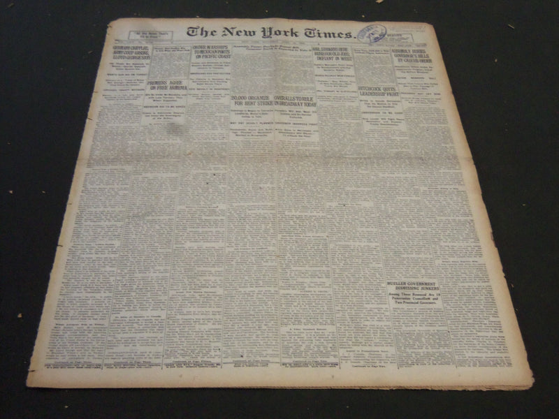 1920 APRIL 24 NEW YORK TIMES - ASSEMBLY PASSES DAYLIGHT REPEAL BILL - NT 5885