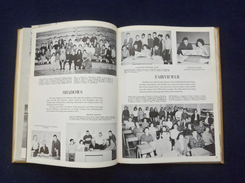1960 SHADOWS HENRY B. WHITEHORNE HIGH SCHOOL YEARBOOK - VERONA, NJ - YB 3022