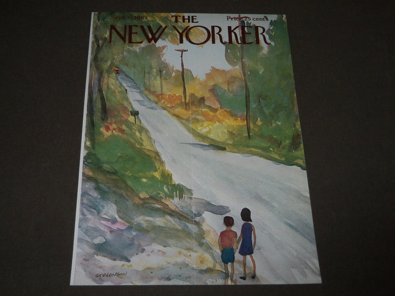 1963 SEPTEMBER 14 NEW YORKER MAGAZINE FRONT COVER ONLY - GREAT ART FOR FRAMING