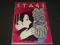 1937 OCTOBER THE STAGE MAGAZINE - LYNN FONTANNE & ALFRED LUNT COVER - ST 92