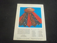 1973 SPORTS FOCUS FOOTBALL ISSUE - NEW YORK GIANTS - B 6348Q